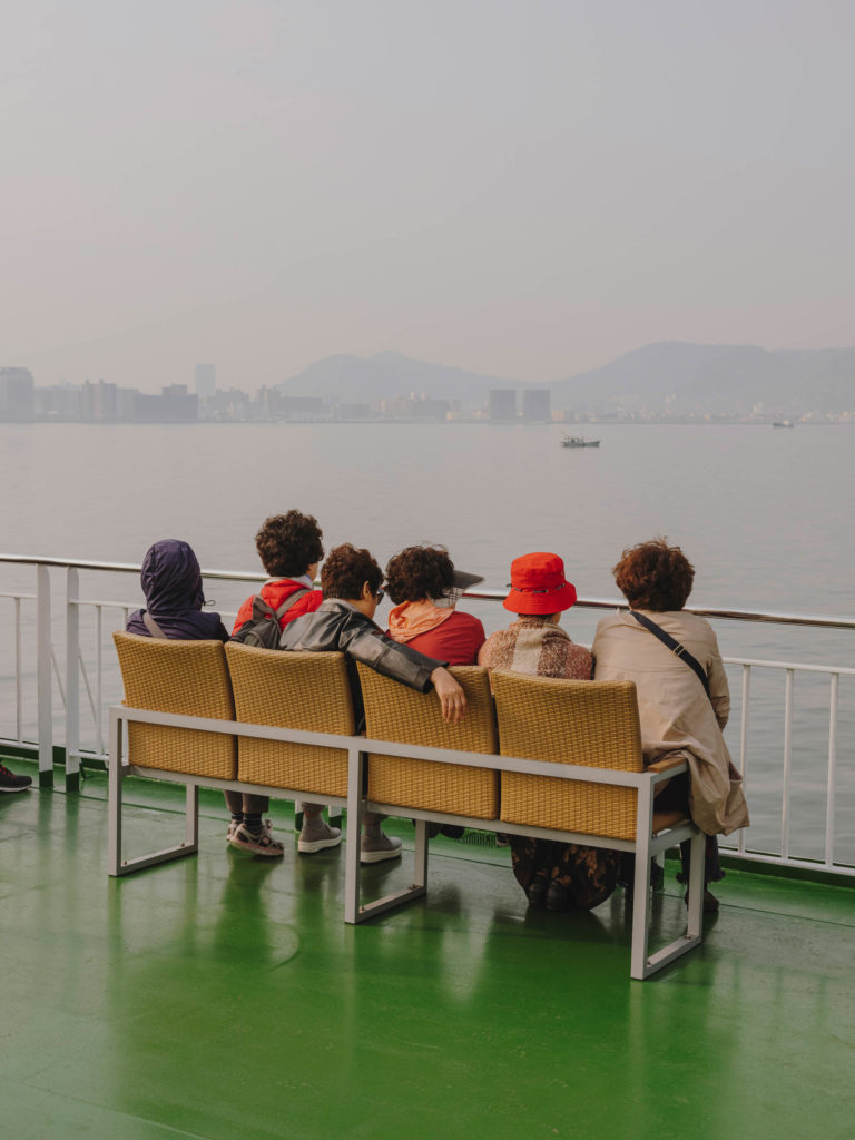 #japan #naoshima #boats #ferry #people #2018