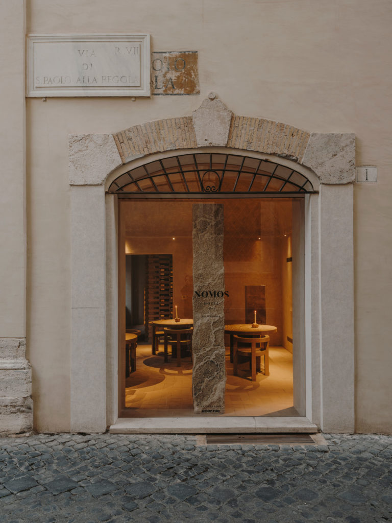 #henrytimi #roma #openhouse #hotels #nomos #facade #restaurants